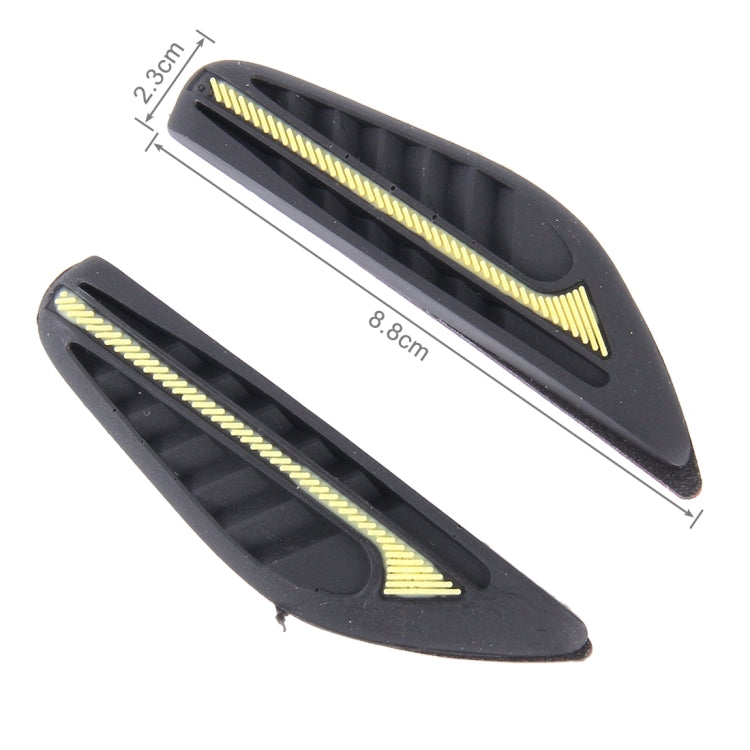 4 PCS Car Styling Anti-collision PUC Strips