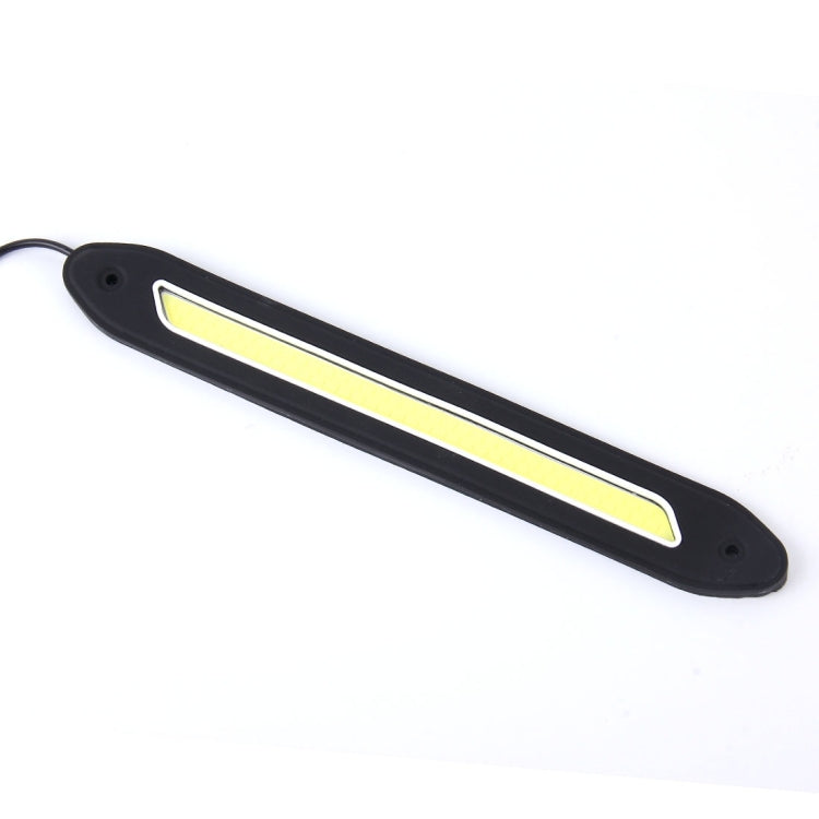 2 PCS 10W 1000LM 6000K White Light COB LED Daytime Running Light,DC 12V