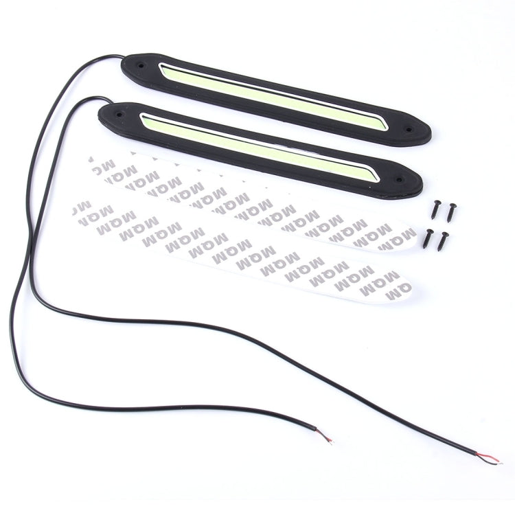 2 PCS 10W Ice Blue Light COB LED Daytime Running Light,DC 12V