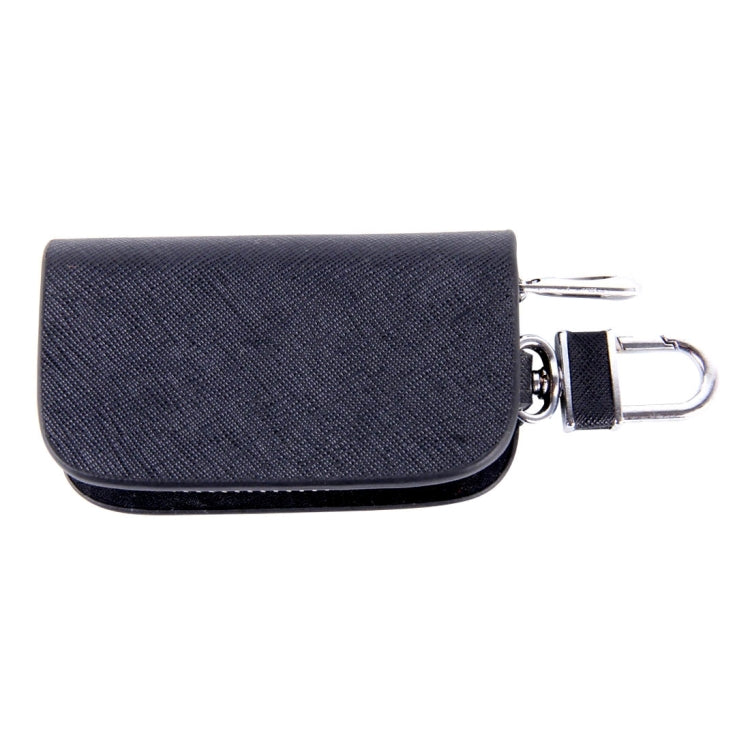 Universal Leather Denim Texture Waist Hanging Zipper Wallets Key Holder Bag (No Include Key)