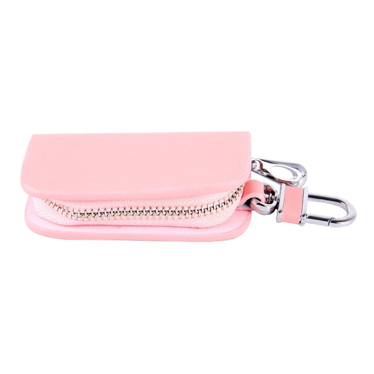 Universal Leather Denim Texture Waist Hanging Zipper Wallets Key Holder Bag (No Include Key)