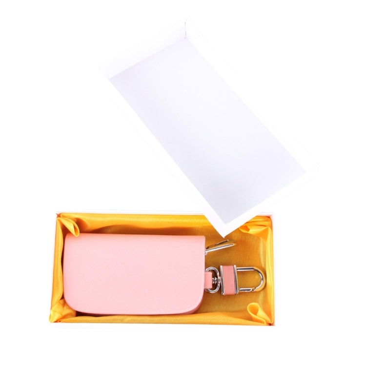 Universal Leather Denim Texture Waist Hanging Zipper Wallets Key Holder Bag (No Include Key)