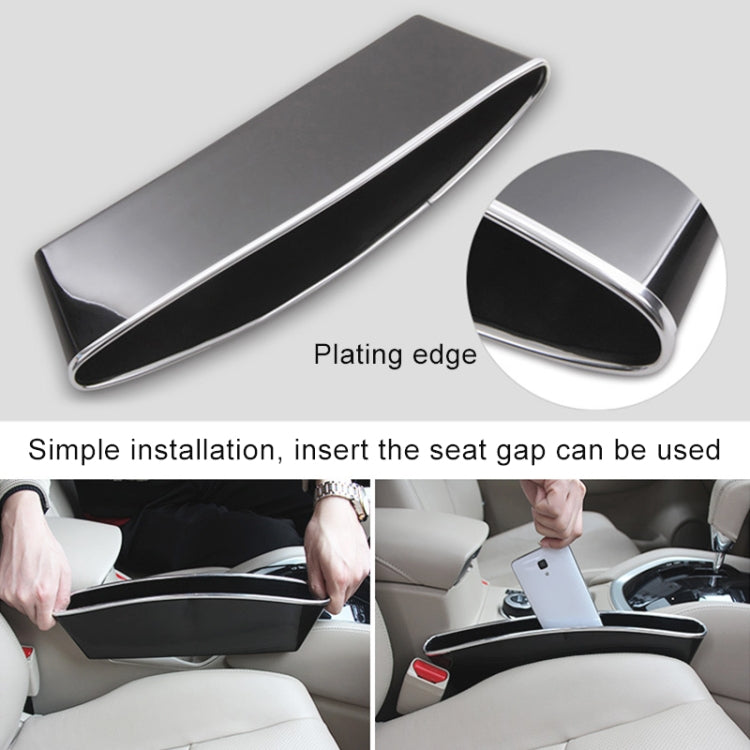 Car Storage Box Cubby Box(Beige)