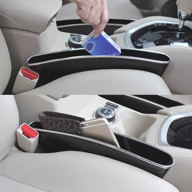 Car Storage Box Cubby Box(Beige)