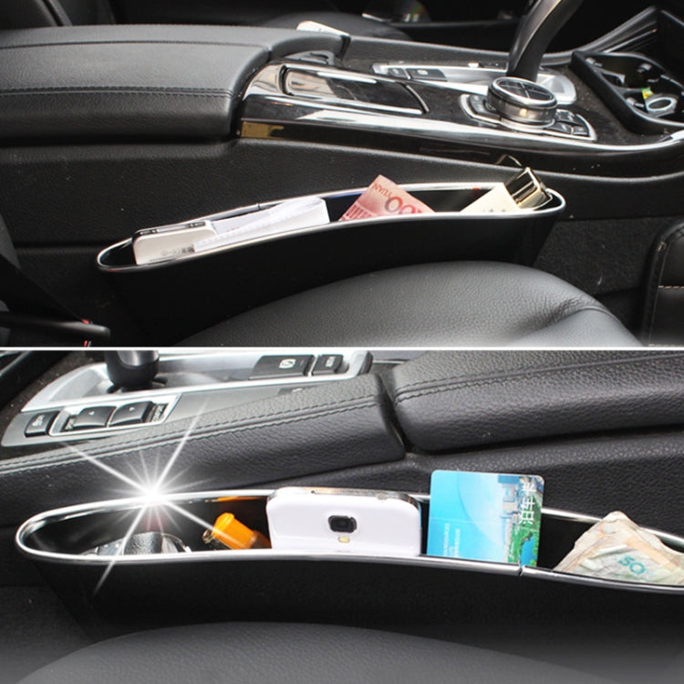 Car Storage Box Cubby Box(Beige)