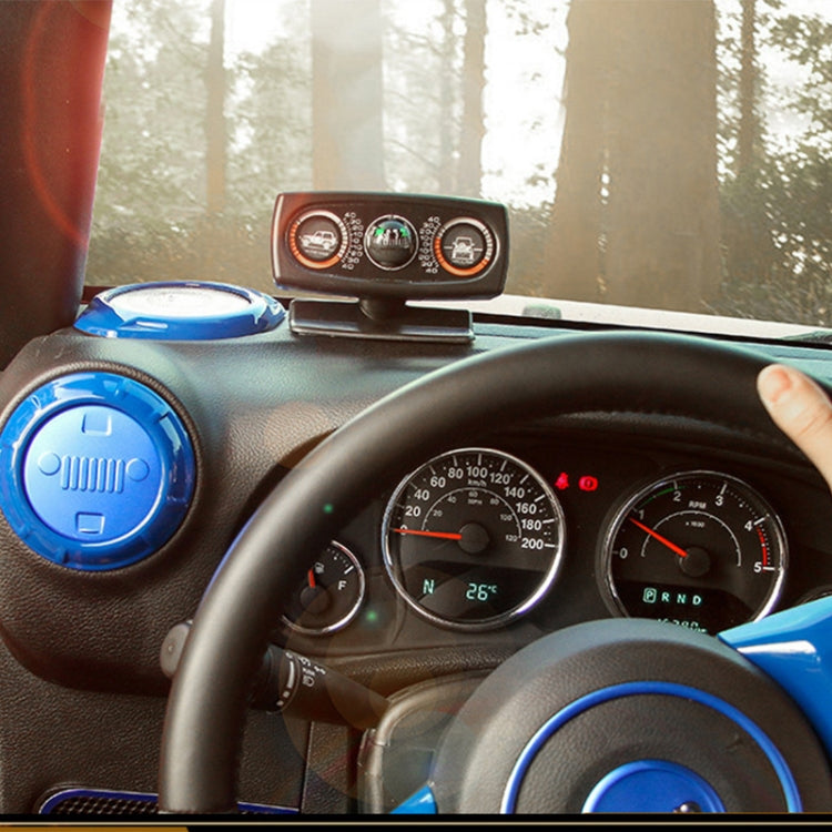 Car Compass Balance Meter Level Car Slope Meter Three-in-one