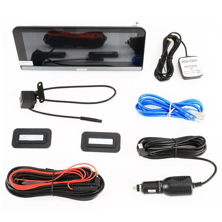 7.84 inch 170 Degrees Wide Angle Full HD 1080P 4G Foldable Video Car DVR, Support TF Card / G-senor / Loop Recording / Bluetooth Hands-free / ADAS