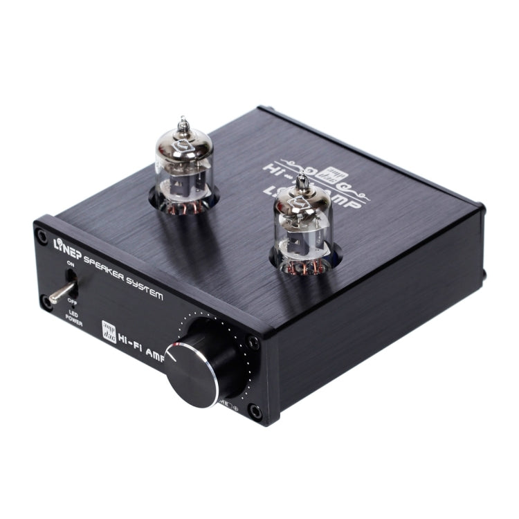 A937 Mini Mixer Karaoke System Valve 6J1 Audio Process Stereo HiFi Pre-Amplifier(Black)