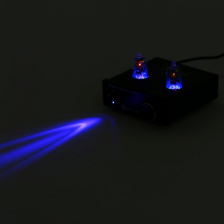 A937 Mini Mixer Karaoke System Valve 6J1 Audio Process Stereo HiFi Pre-Amplifier(Black)