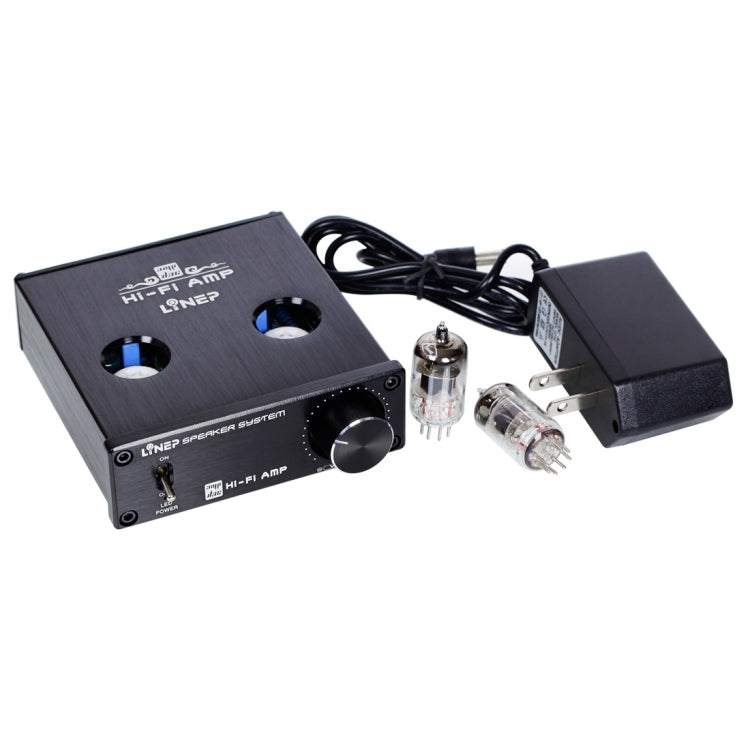 A937 Mini Mixer Karaoke System Valve 6J1 Audio Process Stereo HiFi Pre-Amplifier(Black)