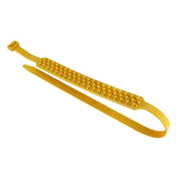 Size M Car Snow Tire Anti-skid Chains White Chains 10pcs/set For 1 Car