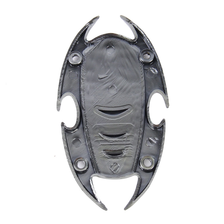 3 PCS Beatles Style Plastic Nonslip Pedal Cover Set for Car(Black)