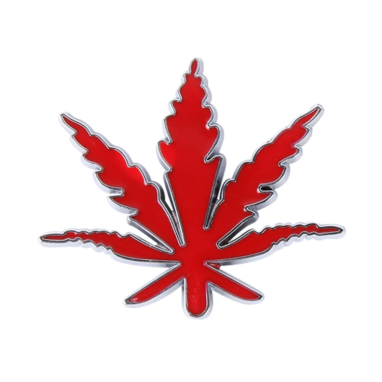 1 PCS Pure Metal Maple Leaf Car Stickers