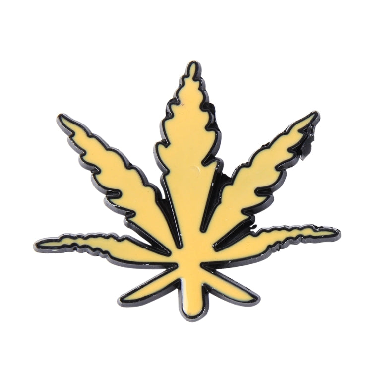 1 PCS Pure Metal Maple Leaf Car Stickers