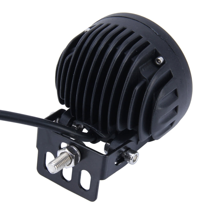 DC 10-60V 18W 1500 LM 6000K Waterproof Vehicle Car Boat Marine External Work Lights Emergency Lights 30 Degrees Adjustable Spot Light LED Car Bulbs with 6 Intense Wafer LED Lights(White Light)