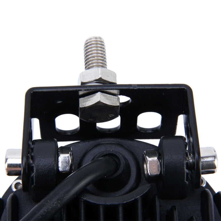 DC 10-60V 18W 1500 LM 6000K Waterproof Vehicle Car Boat Marine External Work Lights Emergency Lights 30 Degrees Adjustable Spot Light LED Car Bulbs with 6 Intense Wafer LED Lights(White Light)