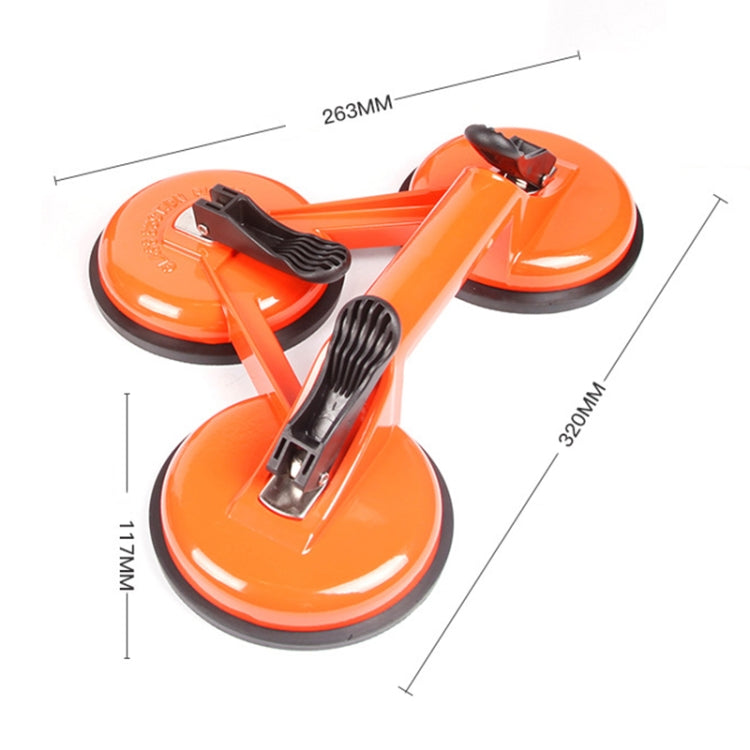 Triple Suction Cup Glass Suction Cup Handle Repair Tool