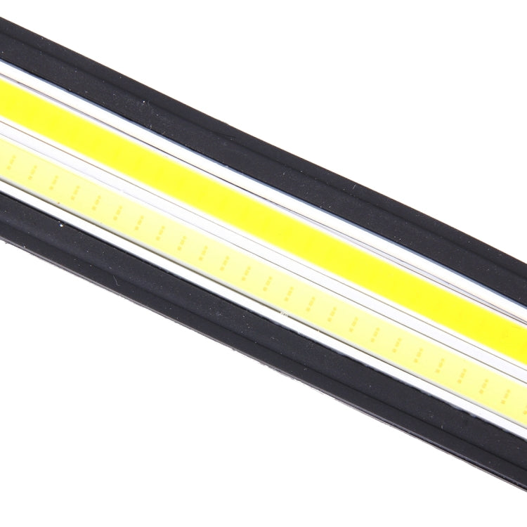 2 PCS DC 12V 10W 1000LM 6000K Car DRL Daytime Running Lights Lamp(White Light + Yellow Light)