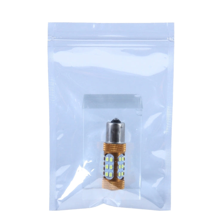 2 PCS 1156 10W 500LM 6000K White Light 27 LED SMD 2835 Car Fog Light Bulb, DC 12V