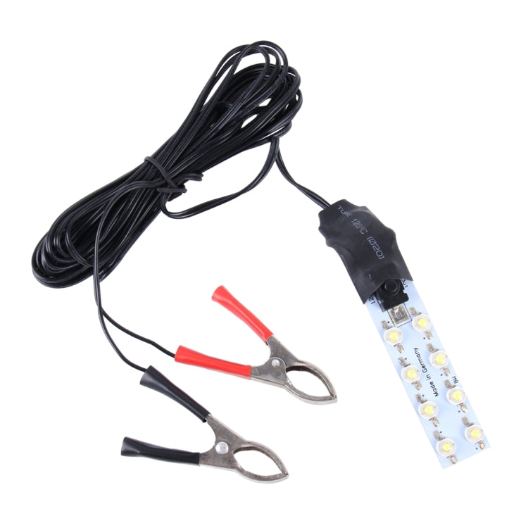 24W 2000LM 6000K Wafer 8 LED White Light External LED Light, DC 12V, Cable Length:4.5m