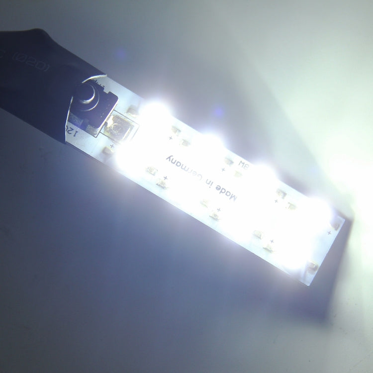 24W 2000LM 6000K Wafer 8 LED White Light External LED Light, DC 12V, Cable Length:4.5m