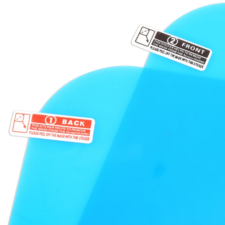 Truck PET Rearview Mirror Protective Window Clear Anti-fog Waterproof Rain Shield Film