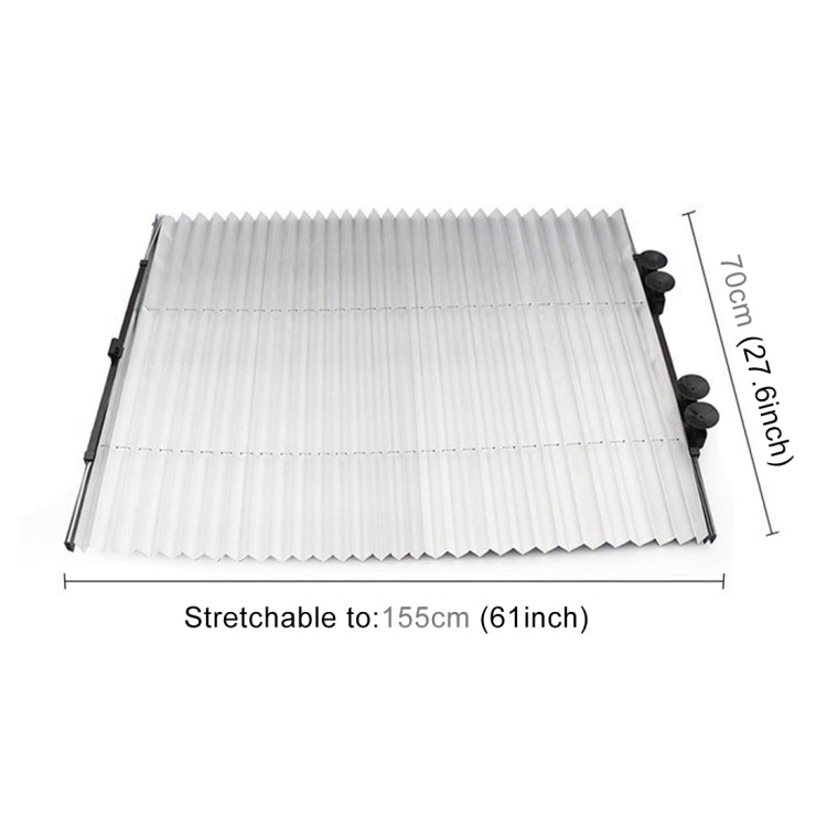 Car Retractable Windshield Sun Shade Block Sunshade Cover for Solar UV Protect, Size: 70cm