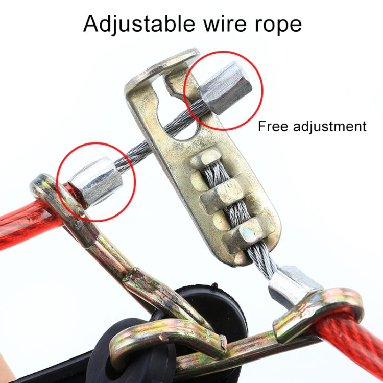 M6 Car Rubber Thicken Tire Emergency Anti-skid Chains Tyre Anti-slip Chains