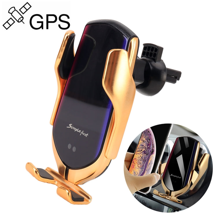 Car QC Fast Charging QI Standard GPS Automatic Induction Wireless Charger Air Vent Bracket