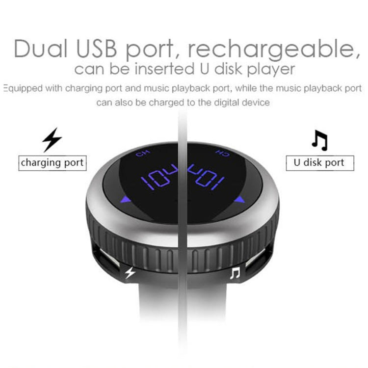 BT69 Car Stereo Radio Bluetooth MP3 Audio Player Multi-functional Bluetooth Hands-free Calling Bluetooth APP Position (Random Color Delivery)