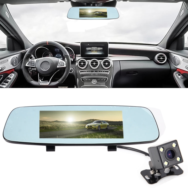 X9S Multi-functional Smart Car Rear View Mirror Video Record Camera Support TF Card / Motion Detection