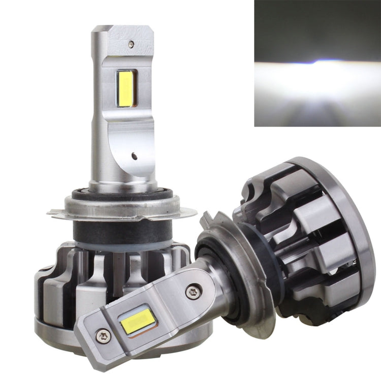 2 PCS V1 H7 30W 2200 LM 6000K IP67 Car Headlight with 6 Philip Lamps, DC 12-24V(White Light)