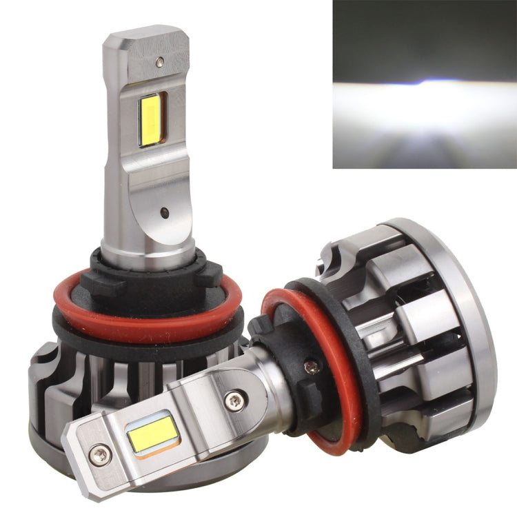2 PCS V1 H8/H11 30W 2200 LM 6000K IP67 Car Headlight with 6 Philip Lamps, DC 12-24V(White Light)