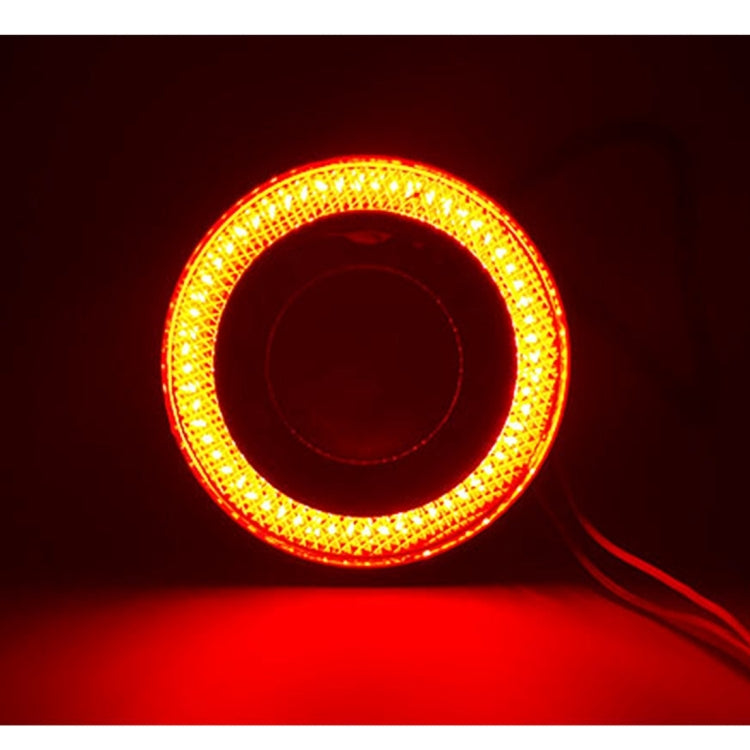 2 PCS 2.5 inch DC12V 10W 900LM 6500K Car Angel Eyes Fog Lamp Foglight, Cable Length: 20cm