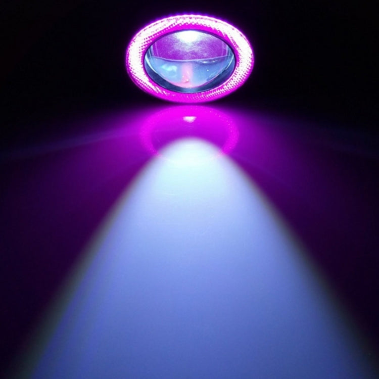 2 PCS 3.0 inch DC 12V 10W 900LM 6500K Car Angel Eyes Fog Lamp Foglight