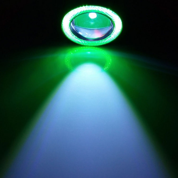 2 PCS 3.5 inch DC 12V 10W 900LM 7000K Car Angel Eyes Fog Lamp Foglight