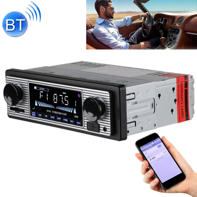 SX-5513 Car Stereo Radio MP3 Audio Player Support Bluetooth Hand-free Calling / FM / USB / SD (Not Included Any Memory Card)