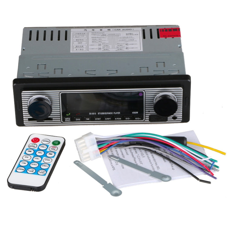 SX-5513 Car Stereo Radio MP3 Audio Player Support Bluetooth Hand-free Calling / FM / USB / SD (Not Included Any Memory Card)