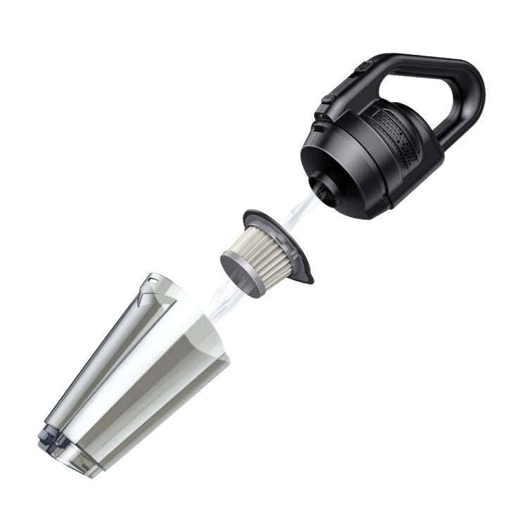 ROCK 100W 4500Pa Strong Suction Portable Car Vacuum Cleaner with LED Light, Cable Length: 5m, DC 12V