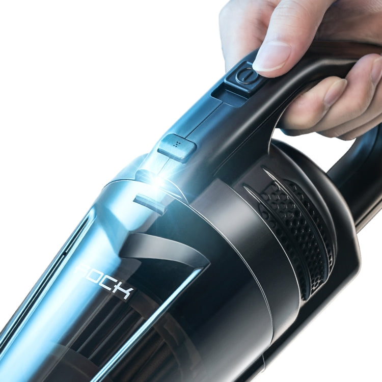 ROCK 100W 4500Pa Strong Suction Portable Car Vacuum Cleaner with LED Light, Cable Length: 5m, DC 12V
