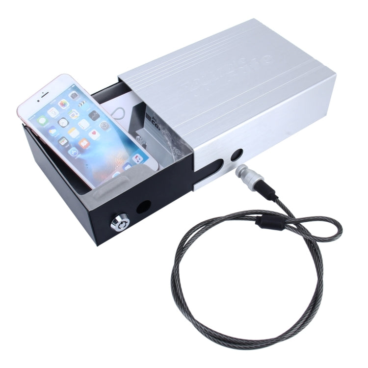 Homewares Portable Car Safe Storage Box for Money Passports Coins Jewelry Mobile Phones Key Sunglasses