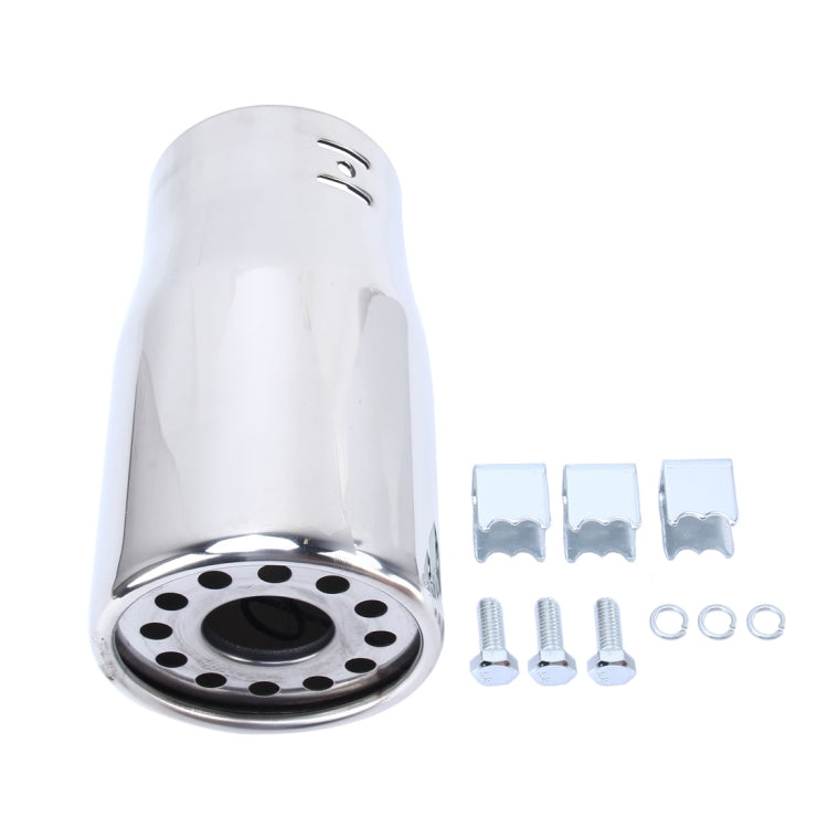 6050 Car Automobile Exhaust Pipe Muffler Modification Stainless Steel Tail Pipes (Inner Diameter 73mm)