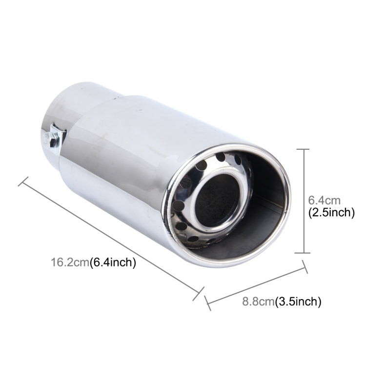 6061 Car Automobile Exhaust Pipe Muffler Modification Stainless Steel Tail Pipes (Inner Diameter 62mm)