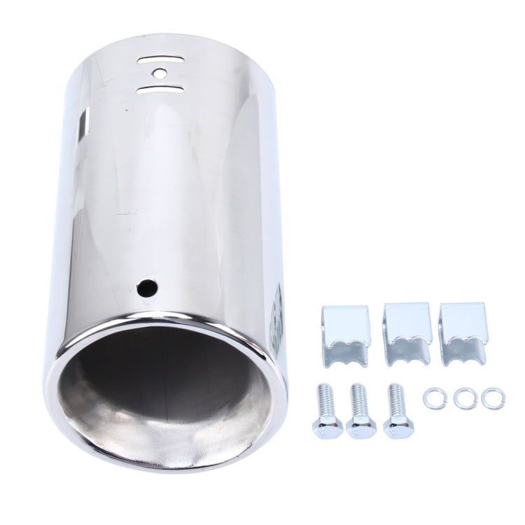 6115 Car Automobile Exhaust Pipe Muffler Modification Stainless Steel Tail Pipes (Inner Diameter 89mm)