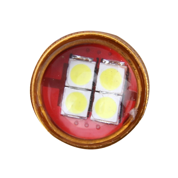 BA20D 10W 1300 LM 6500K Motorcycle Headlight with 28 SMD-3030-LED Lamps, DC 12V (White Light)