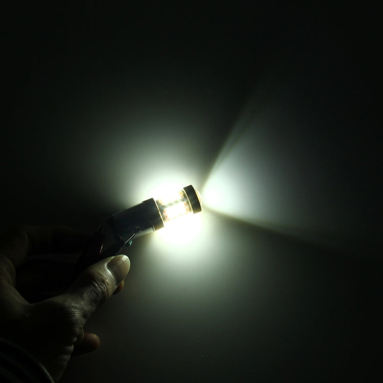 BA20D 10W 1300 LM 6500K Motorcycle Headlight with 28 SMD-3030-LED Lamps, DC 12V (White Light)