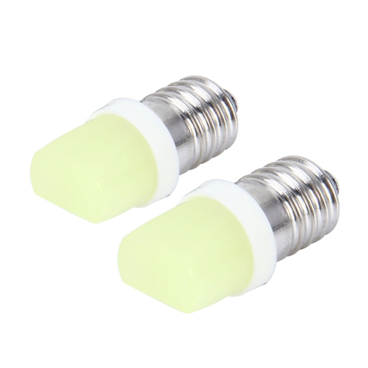 2 PCS E10 2W 100 LM 7000K Car Clearance Lights Lamp, DC 12V(White Light)