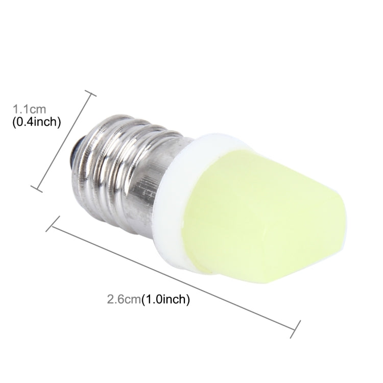 2 PCS E10 2W 100 LM 7000K Car Clearance Lights Lamp, DC 12V(White Light)