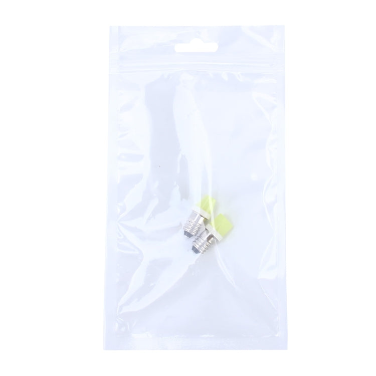 2 PCS E10 2W 100 LM 7000K Car Clearance Lights Lamp, DC 12V(White Light)