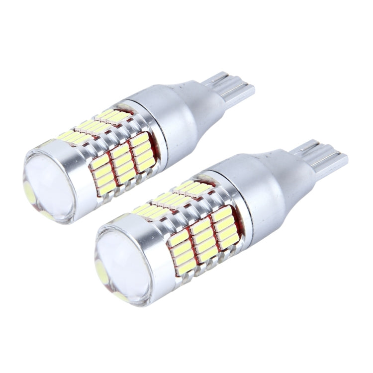 2 PCS T15 5W 450 LM 6500K Car Clearance Lights Brake Light with 60 SMD-4014-LED, DC 12V(White Light)
